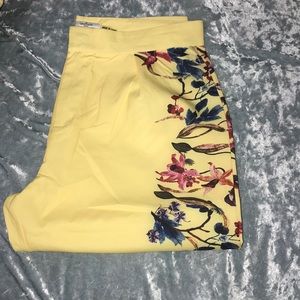 Flower dress pants